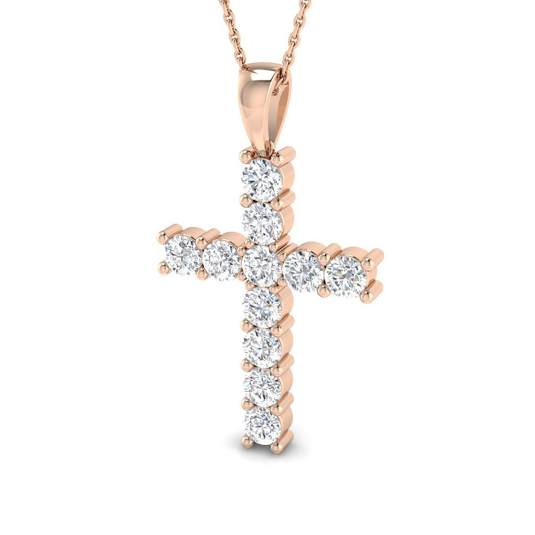 XYP1622 — Cross - 9k Rose Gold