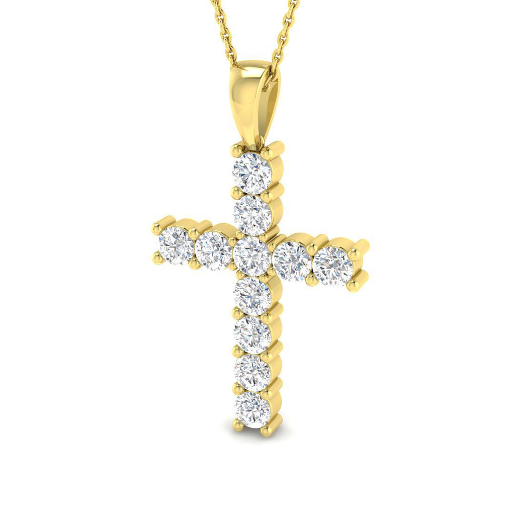 XYP1622 — Cross - 9k Yellow Gold