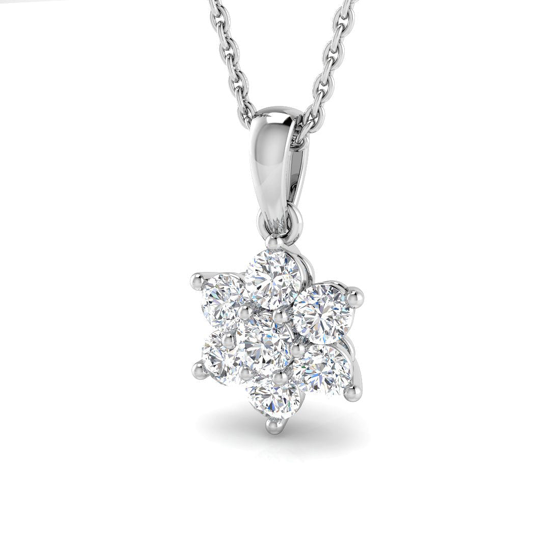 XYP1627 — Pendant - 9k White Gold