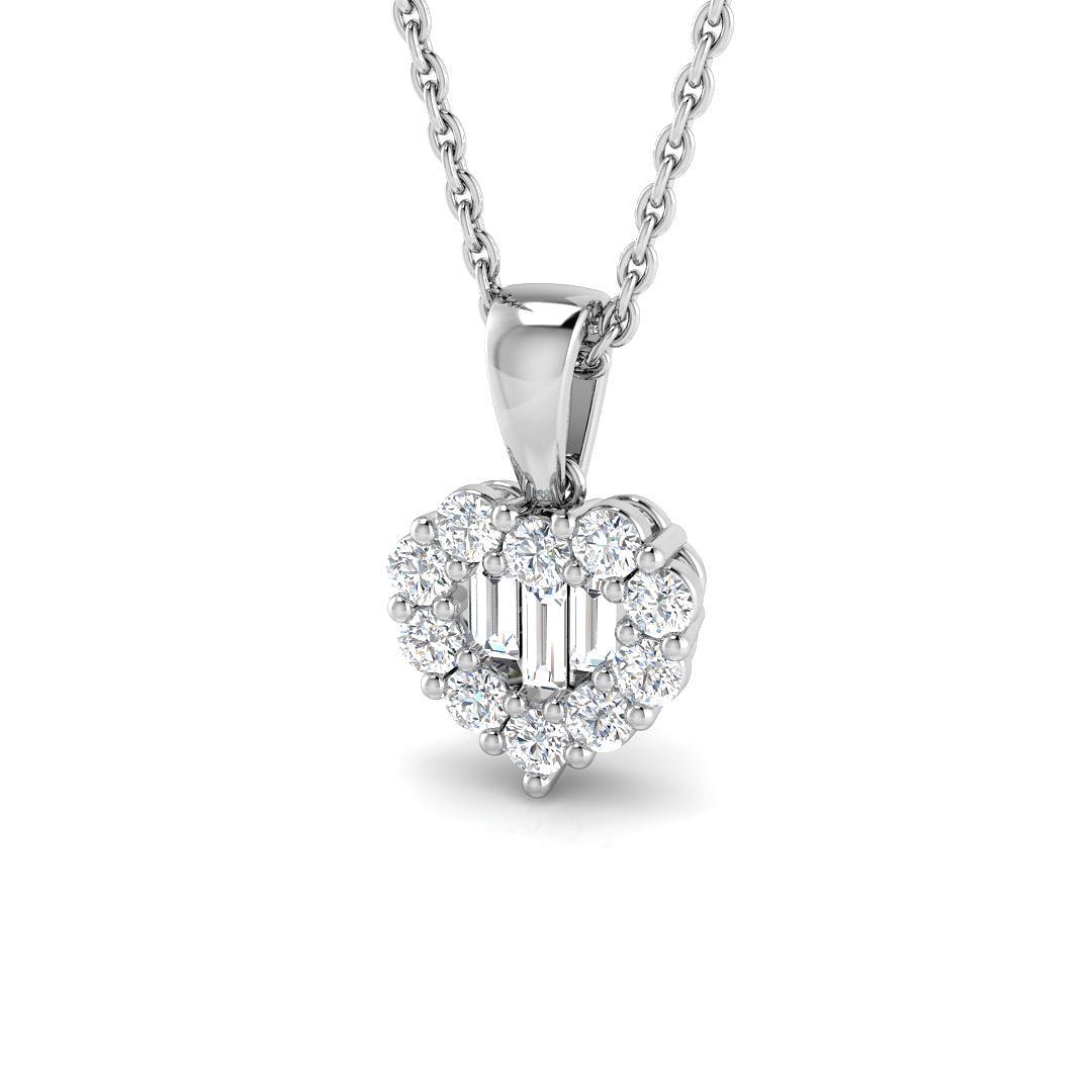 XYP2132 — Pendant - 9k White Gold