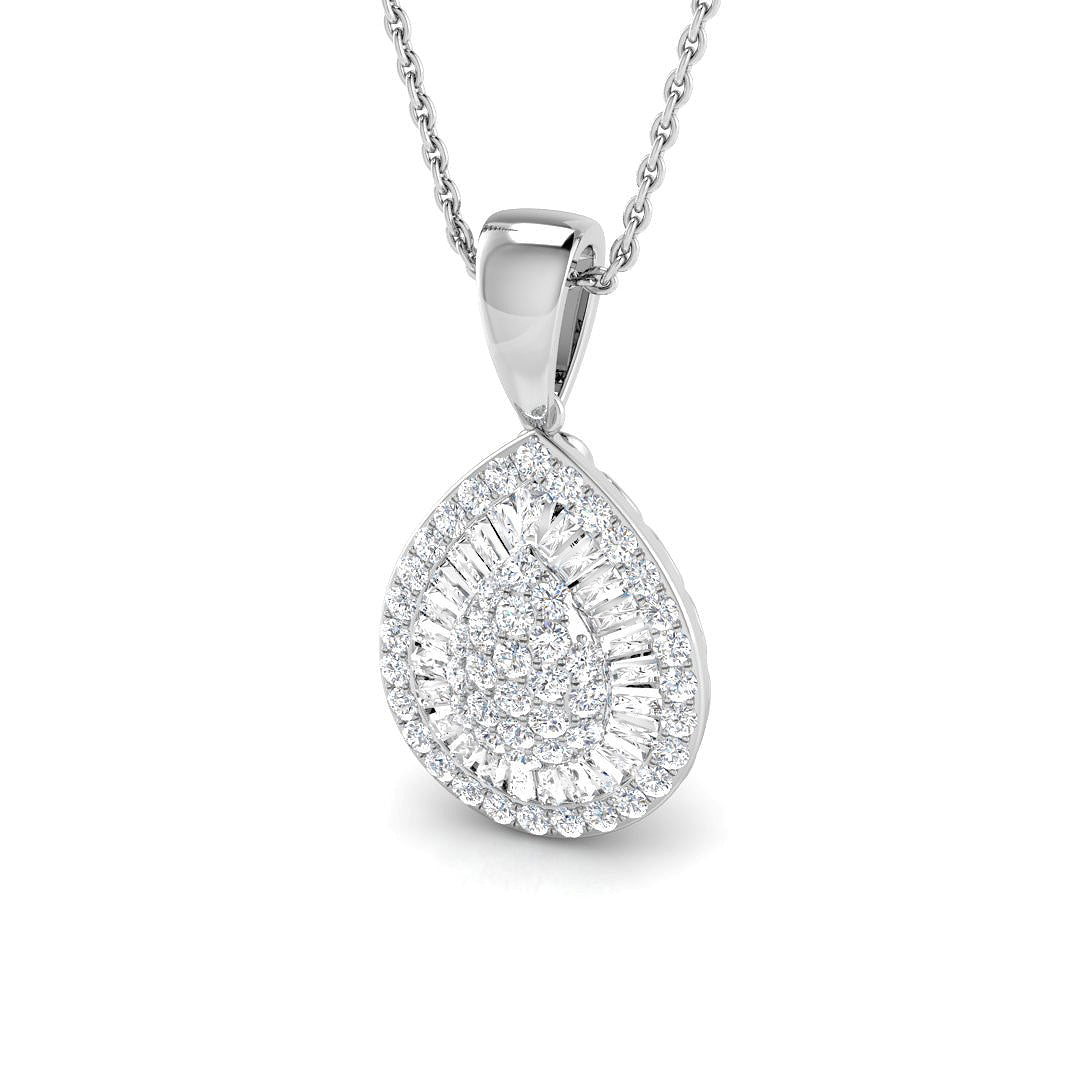 XYP2169 — Pendant - 9k White Gold