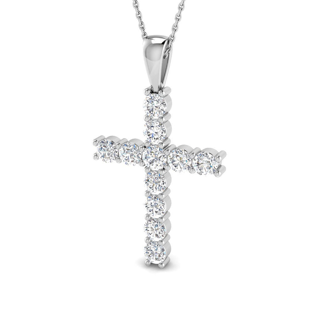 XYP2191 — Cross - 9k White Gold