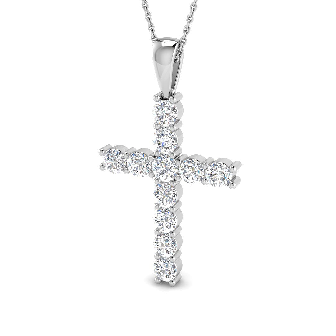 XYP2191 — Cross - 9k White Gold
