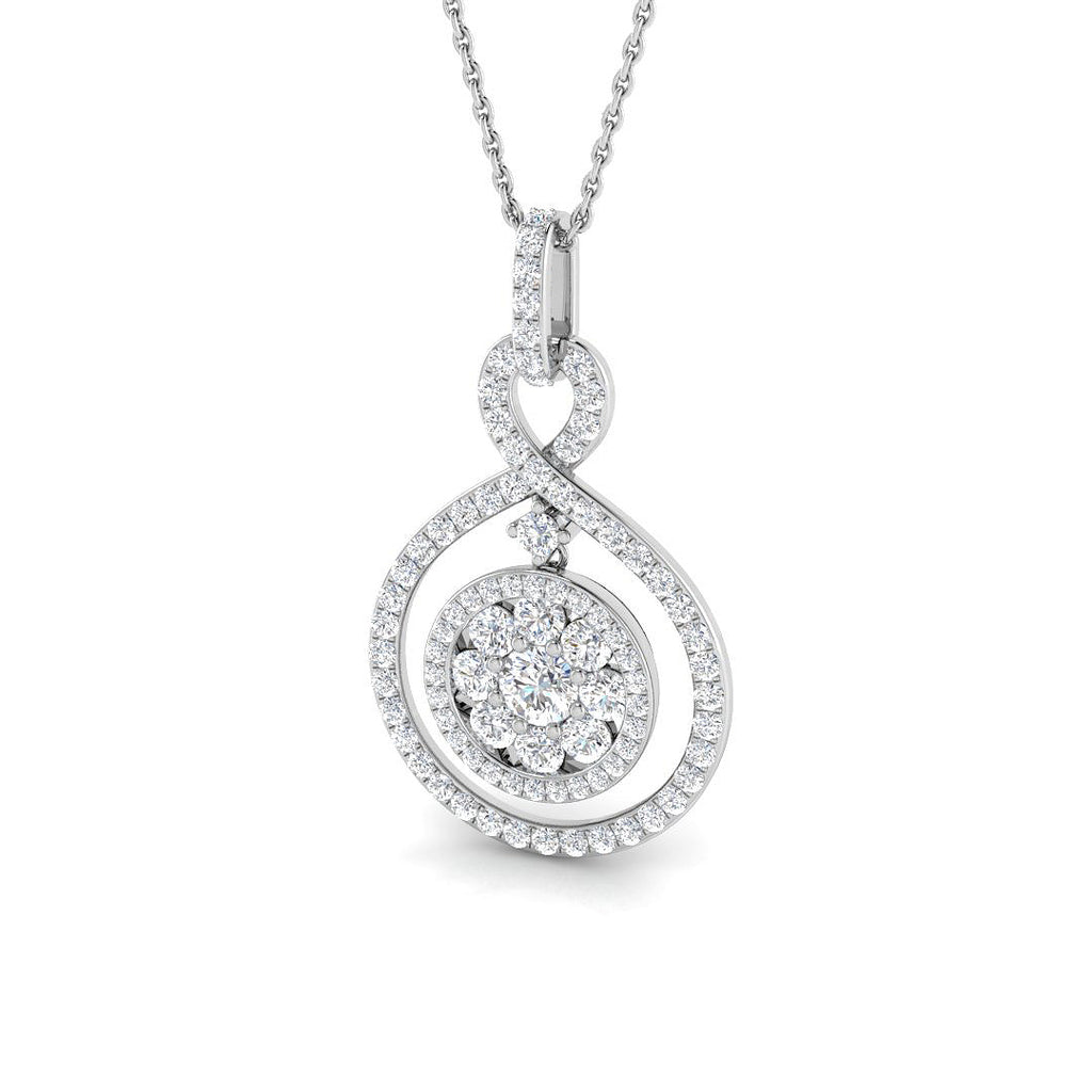 XYP3567 — Pendant - 9k White Gold