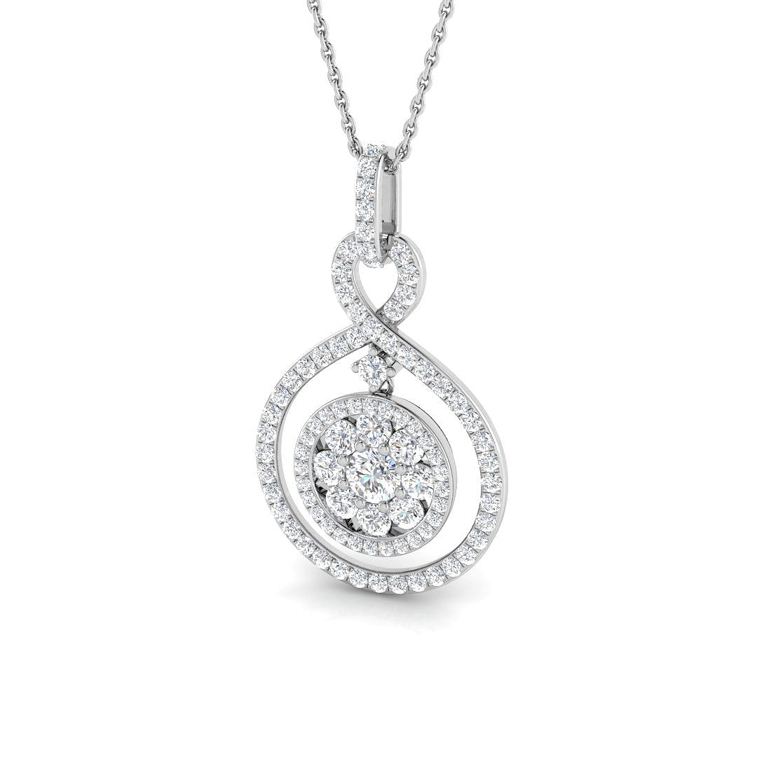 XYP3567 — Pendant - 9k White Gold