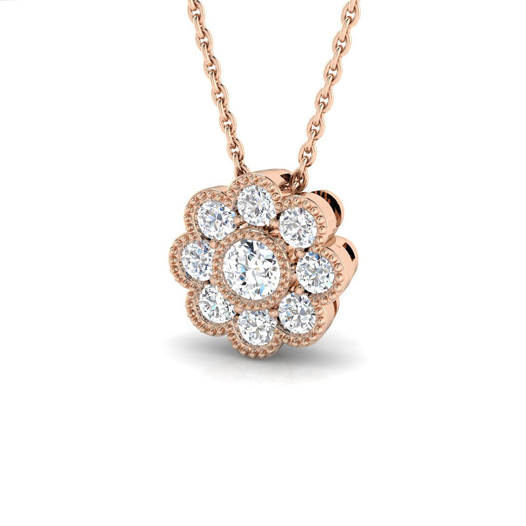 XYP3710A — Pendant - 9k Rose Gold
