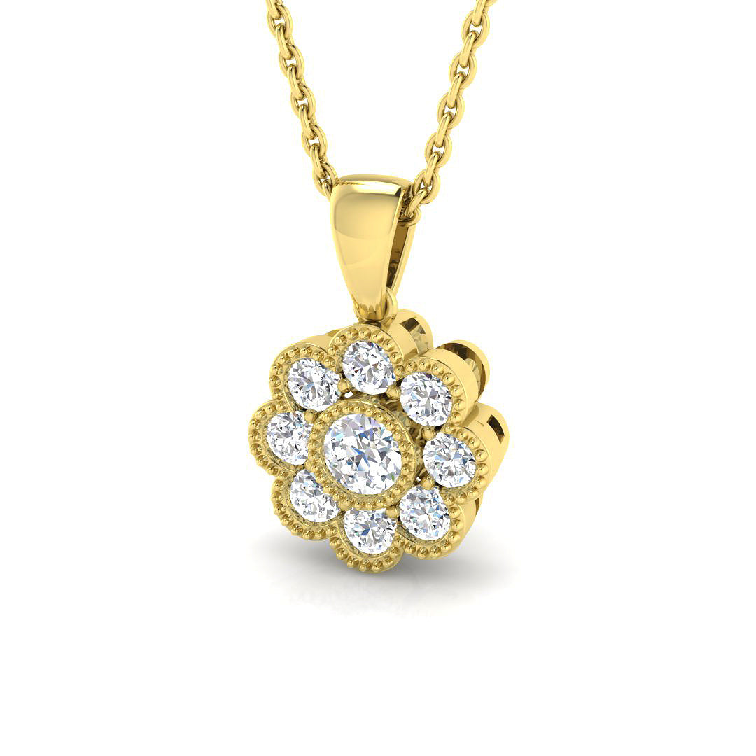 XYP3710 — Pendant - 9k Yellow Gold