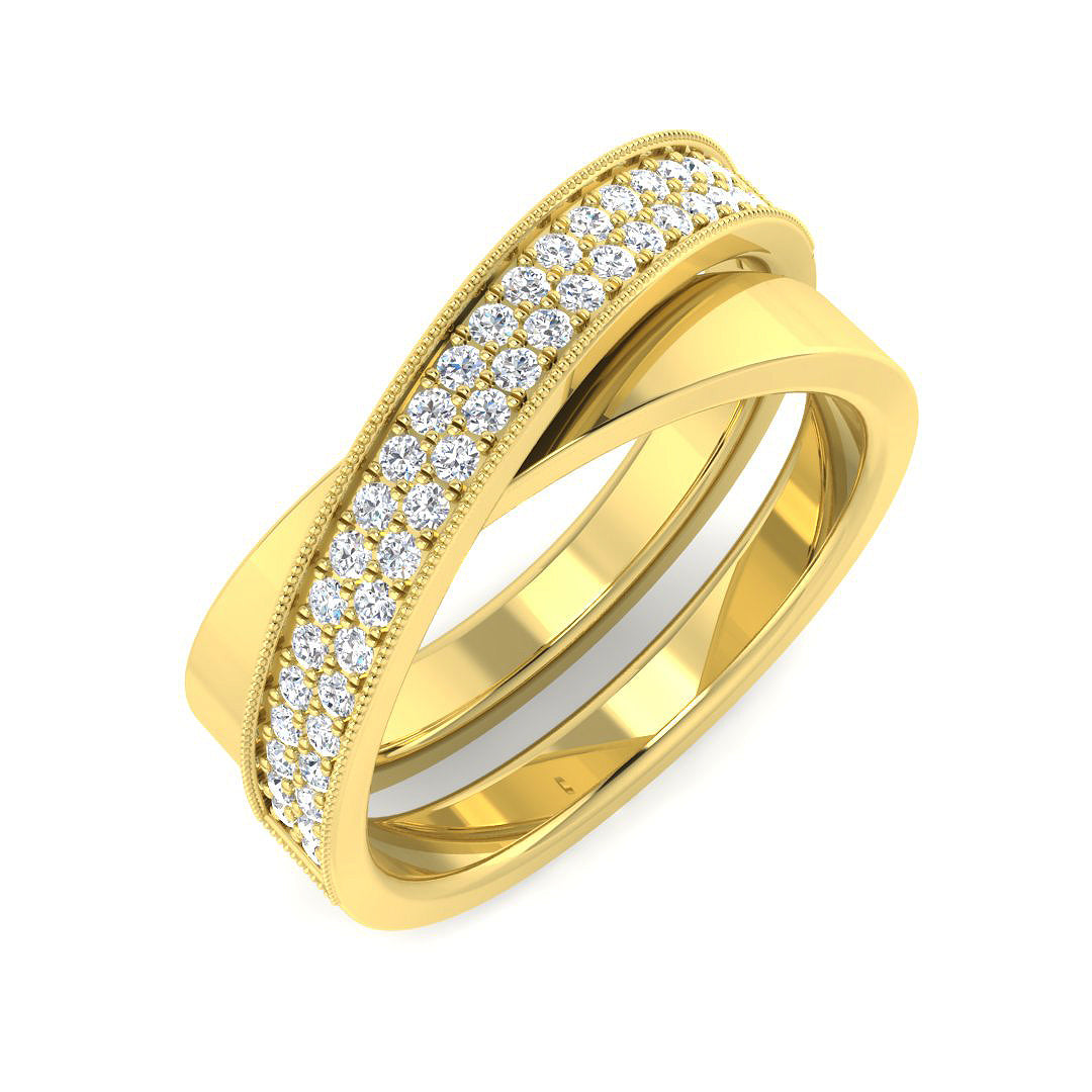 XYR10091 — Ring - 9k Yellow Gold