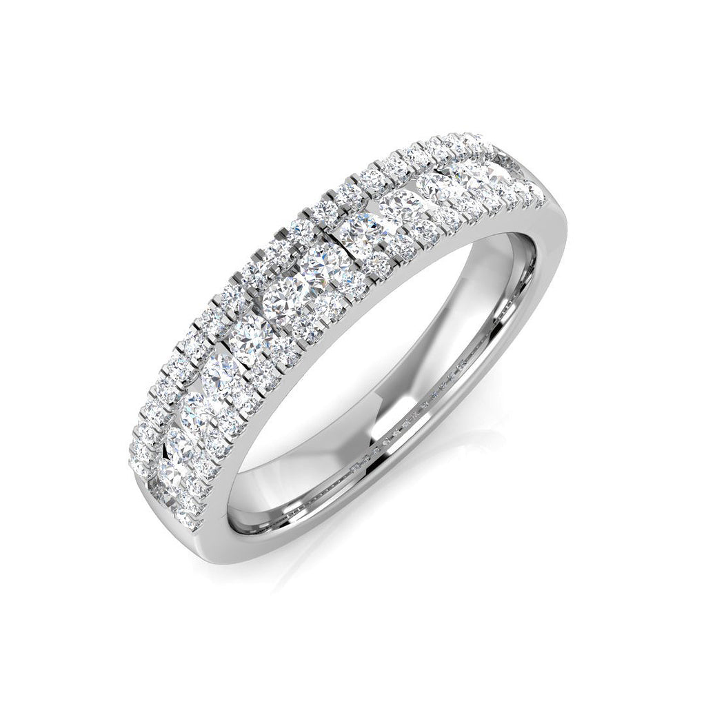 XYR10353R — Ring - 9k White Gold