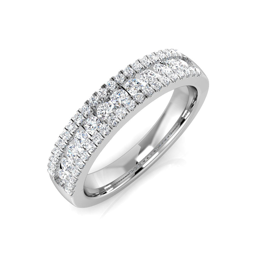 XYR10353R — Ring - 9k White Gold