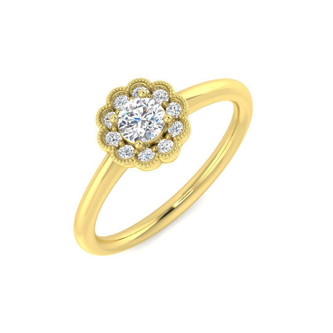 XYR10483 — Ring - 9k Yellow Gold