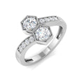 XYR10487 — Ring - 9k White Gold