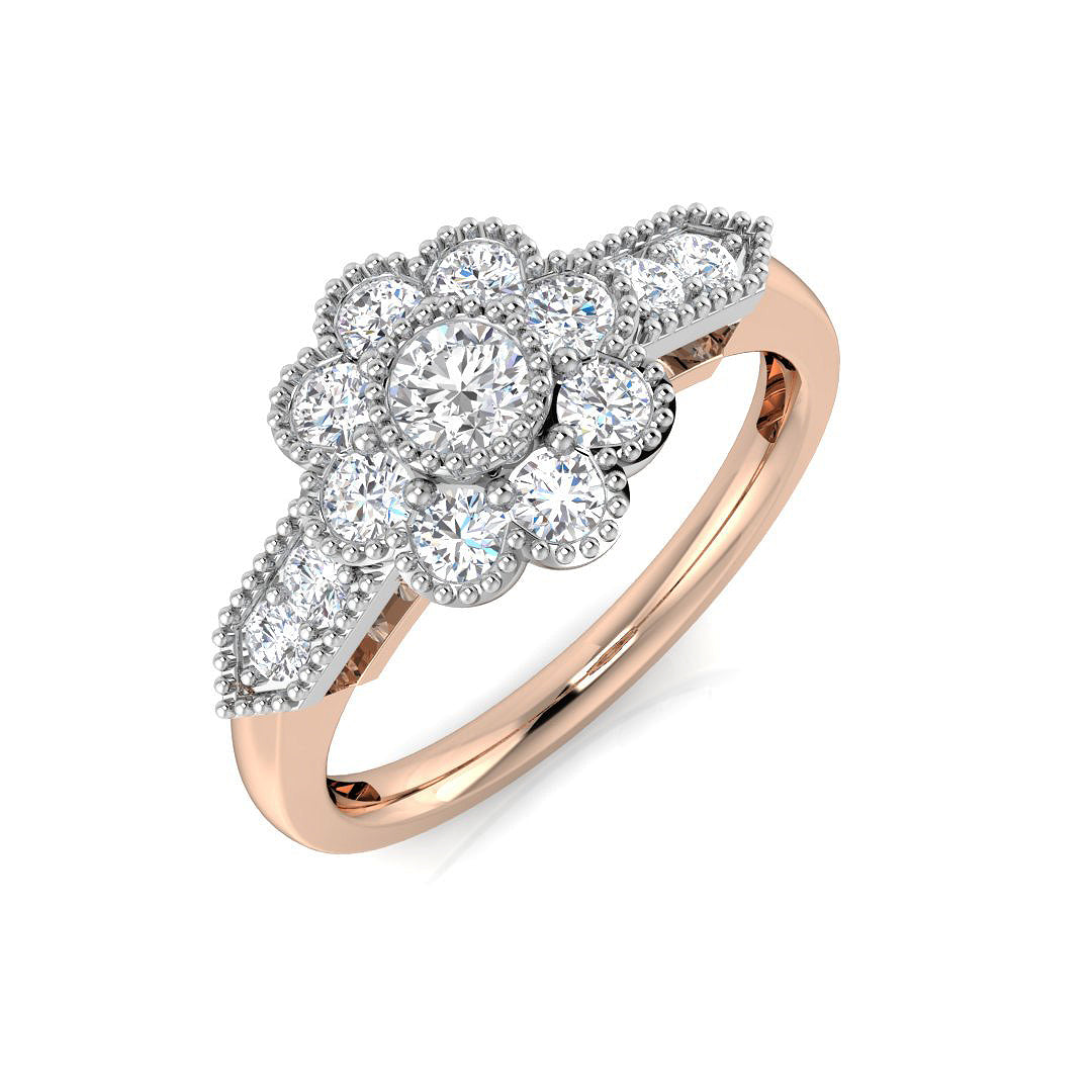 XYR10494 — Ring - 9k Rose Gold