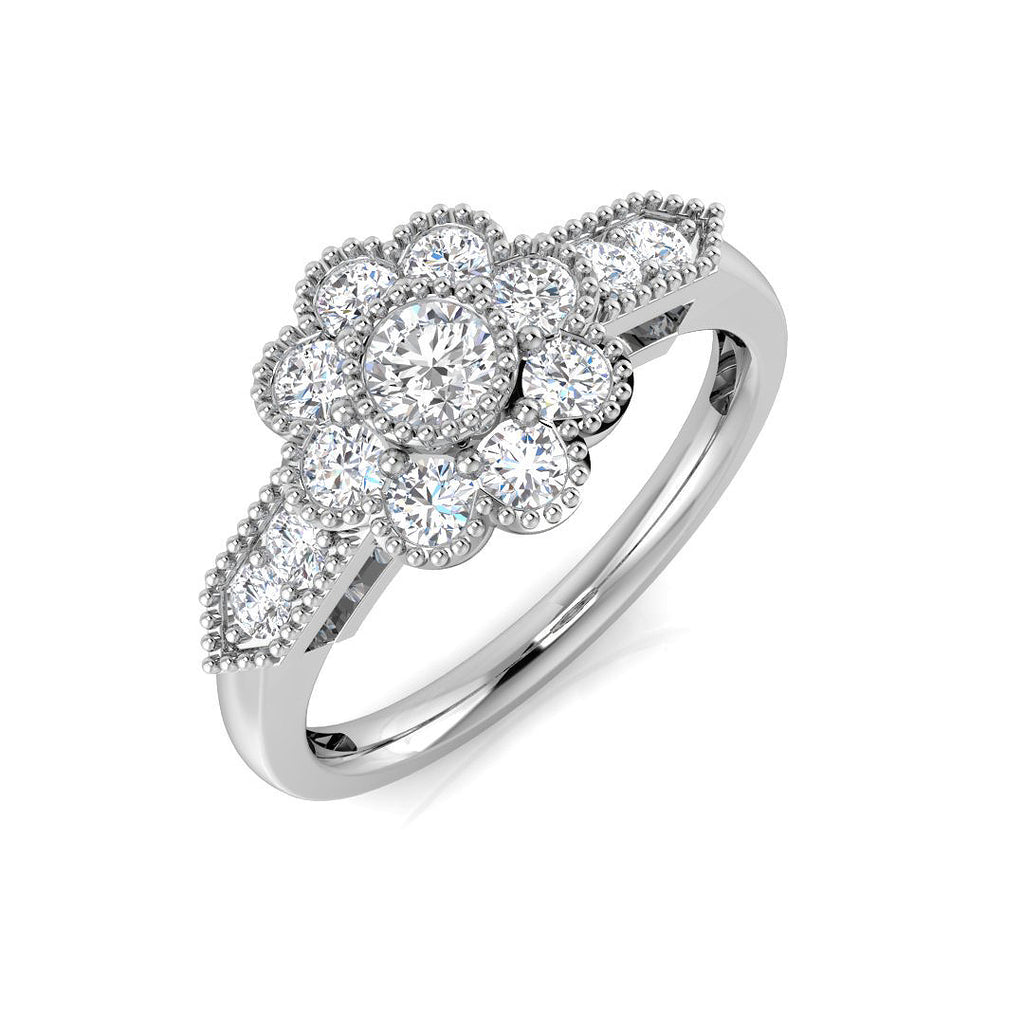 XYR10494 — Ring - 9k White Gold
