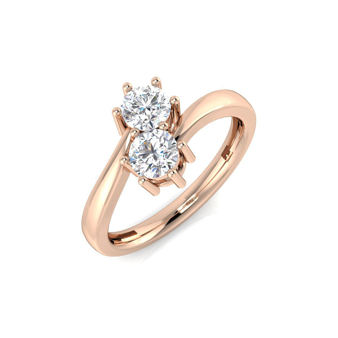 XYR10528 — Ring - 9k Rose Gold
