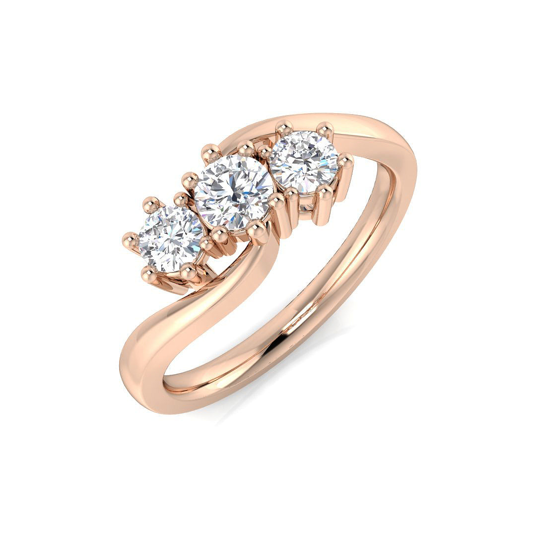XYR10531 — Ring - 9k Rose Gold