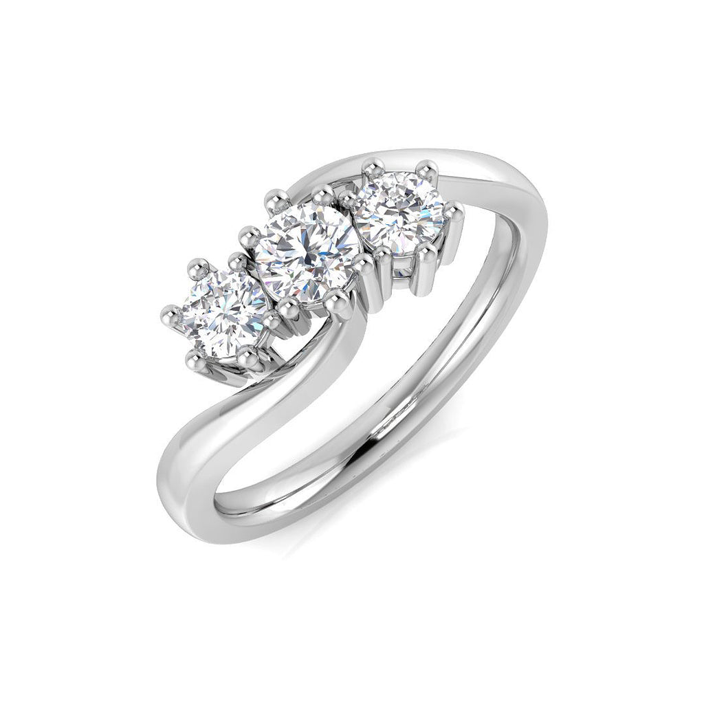 XYR10531 — Ring - 9k White Gold