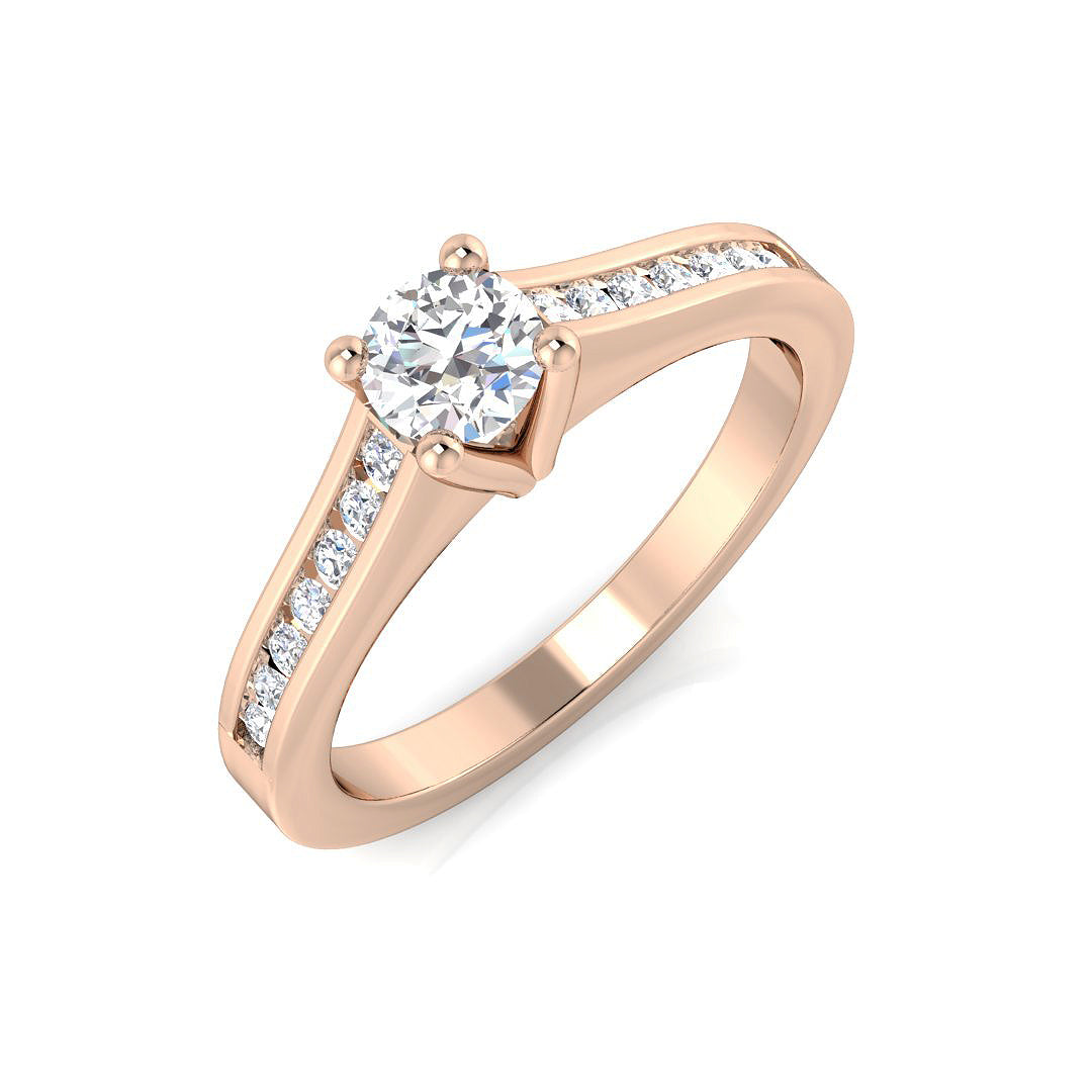 XYR10733 — Ring - 9k Rose Gold