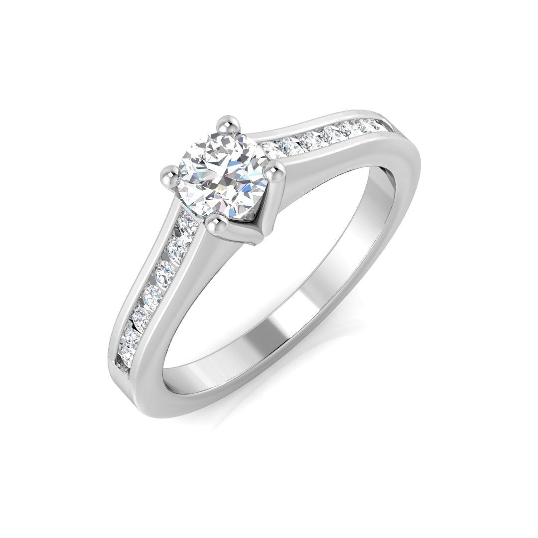 XYR10733 — Ring - 9k White Gold