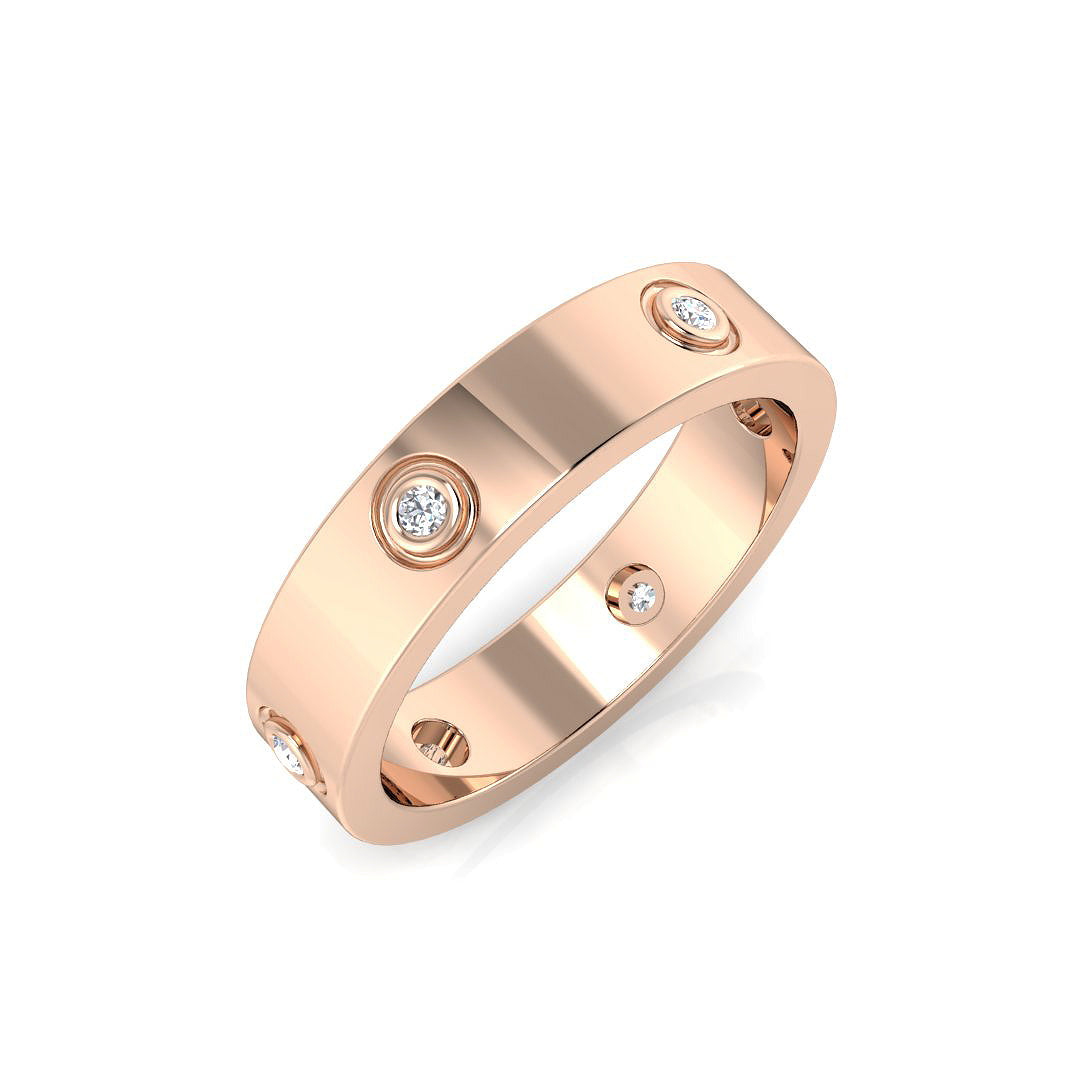 XYR10844 — Ring - 9k Rose Gold