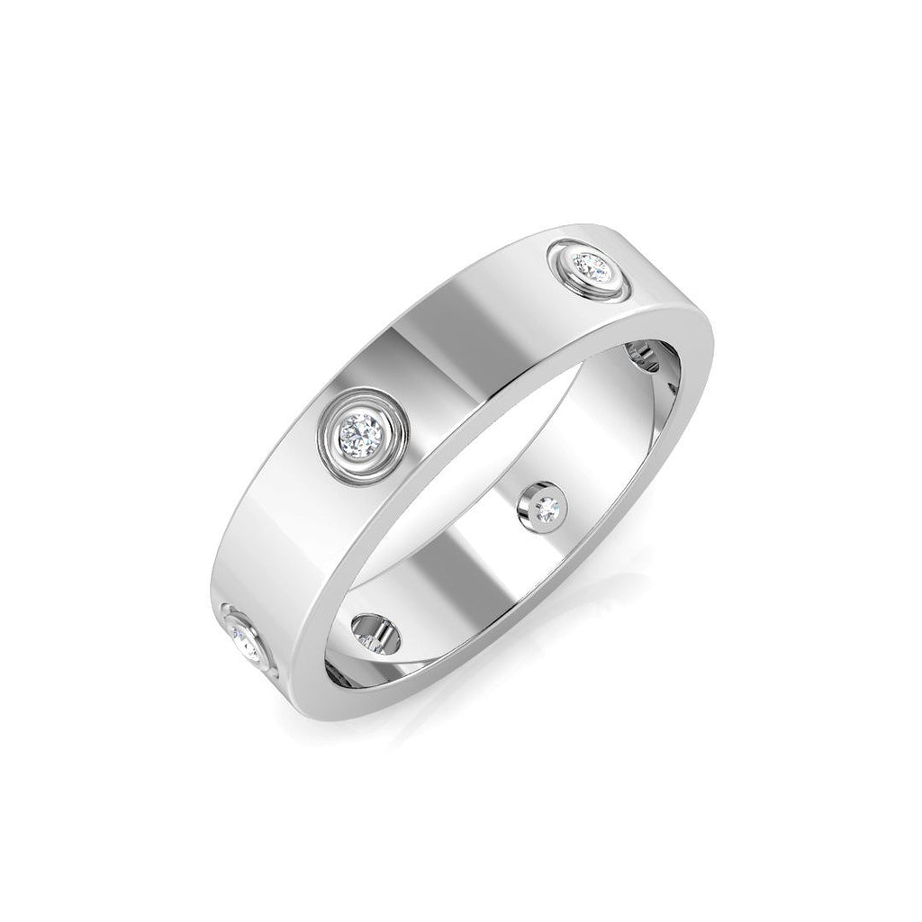 XYR10844 — Ring - 9k White Gold