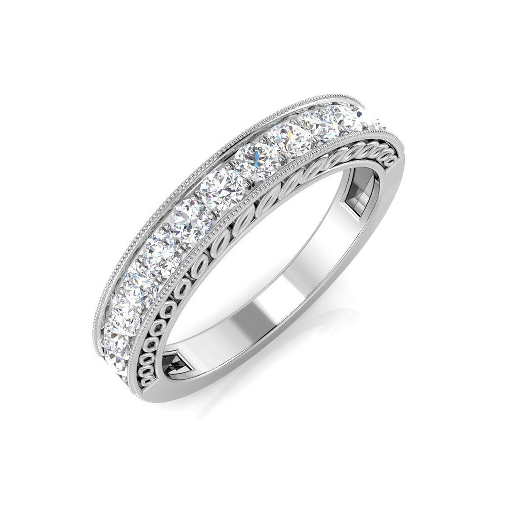 XYR11334 — Ring - 9k White Gold