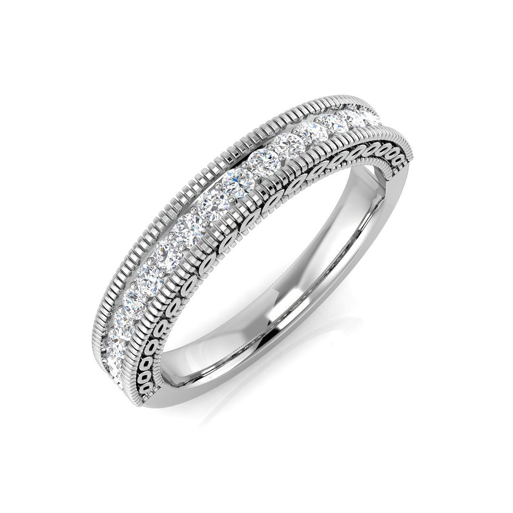 XYR11335 — Ring - 9k White Gold