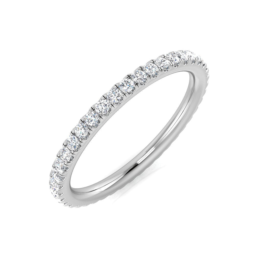 XYR11516 — Ring - 9k White Gold