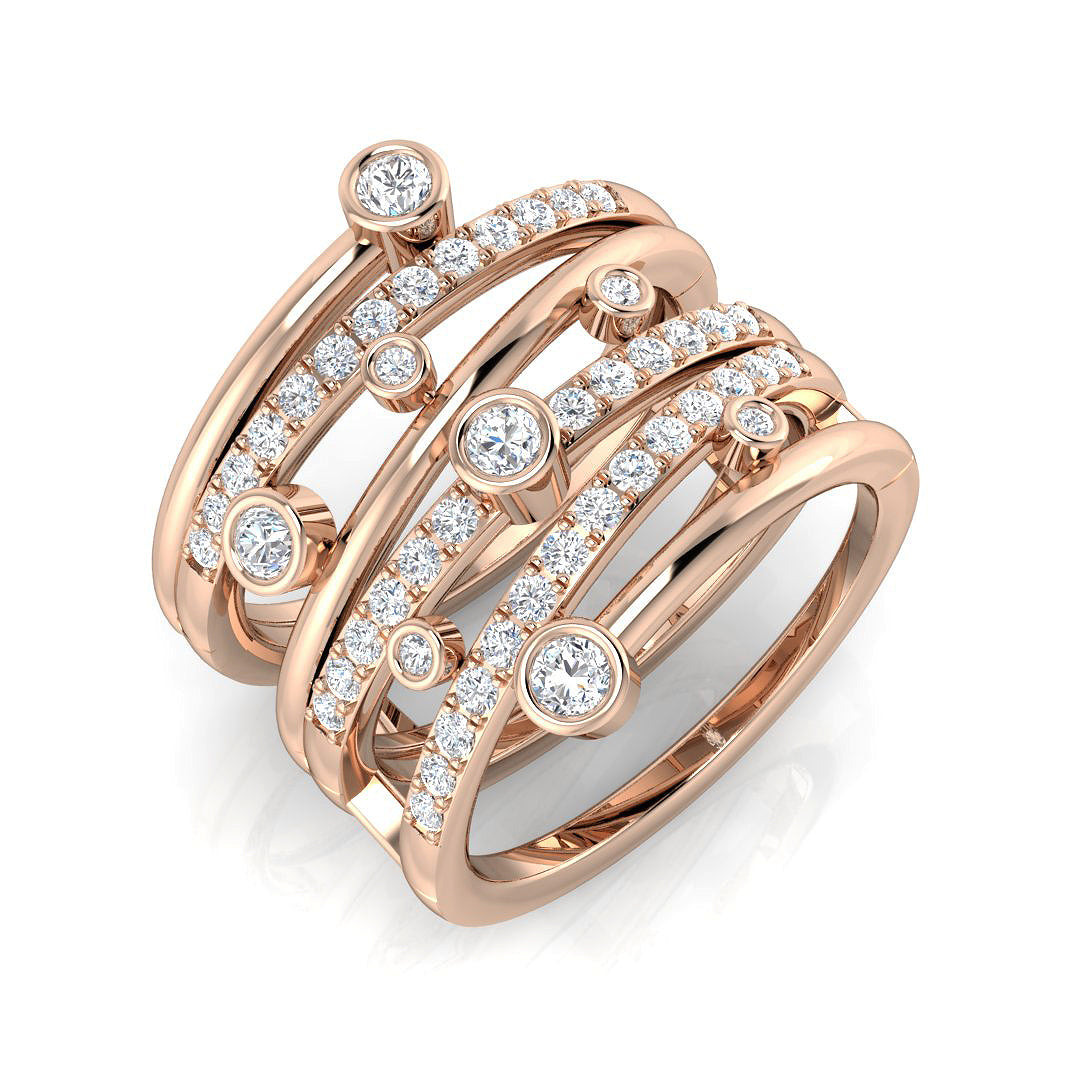 XYR1157 — Ring - 9k Rose Gold