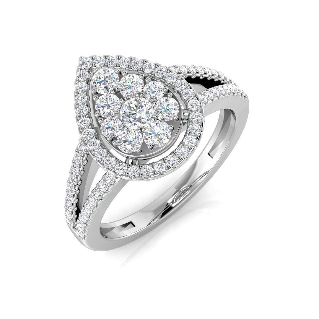 XYR11694 — Ring - 9k White Gold