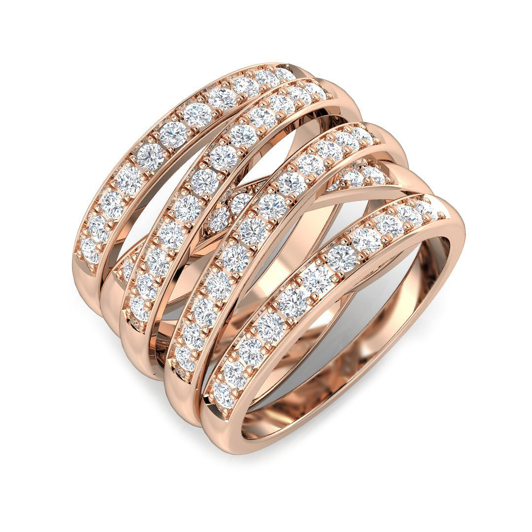 XYR11761 — Ring - 9k Rose Gold