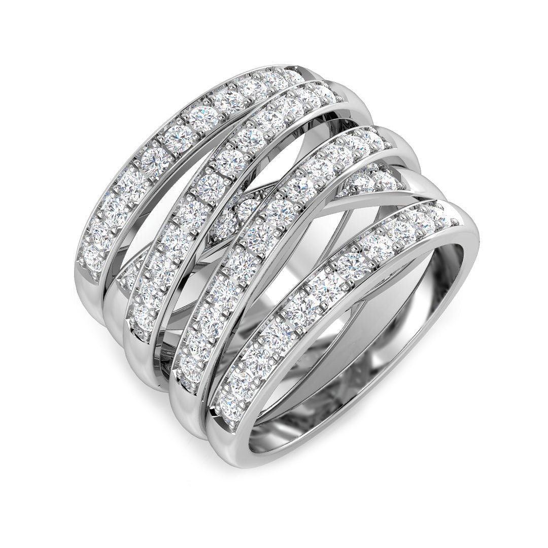 XYR11761 — Ring - 9k White Gold