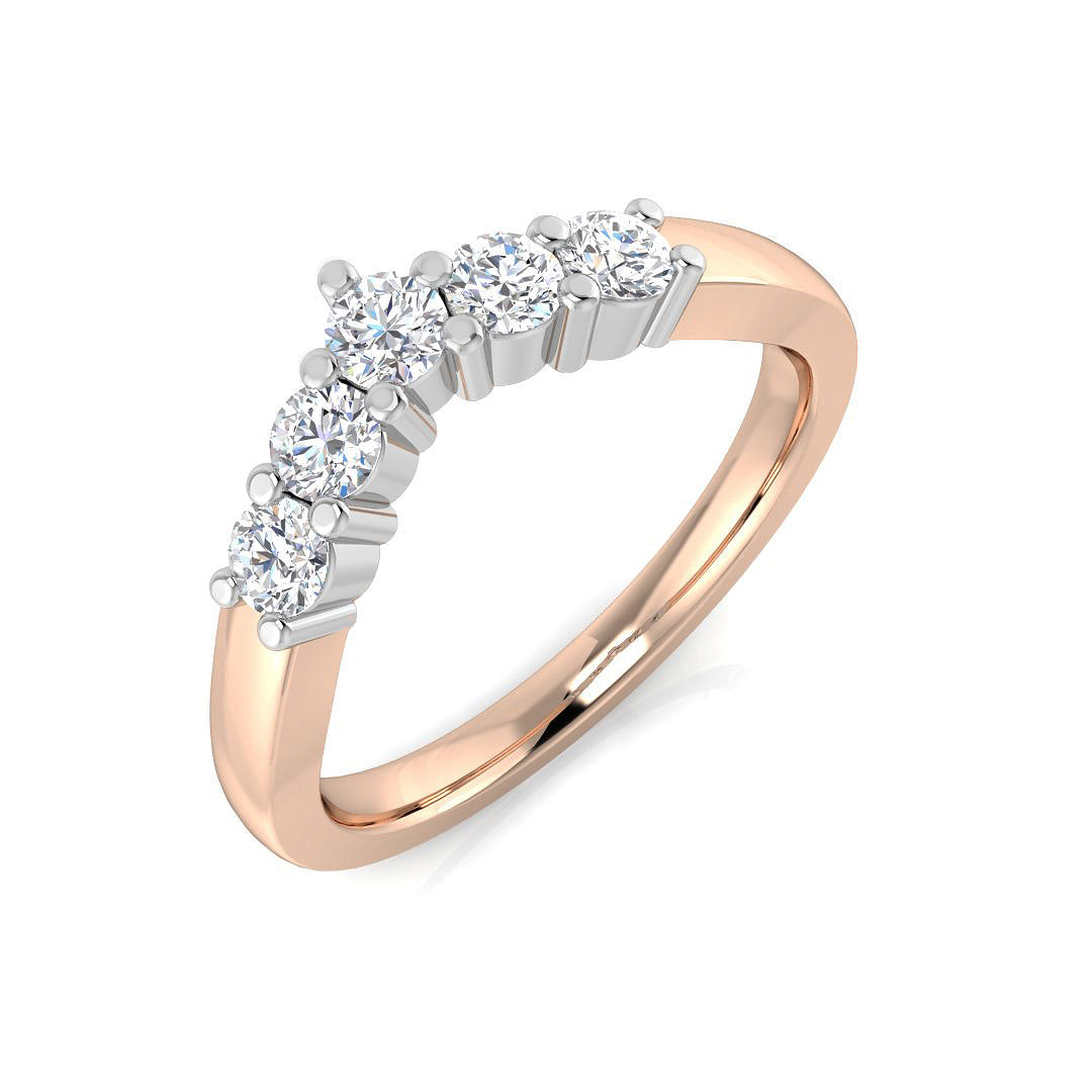 XYR11823 — Ring - 9k Rose Gold