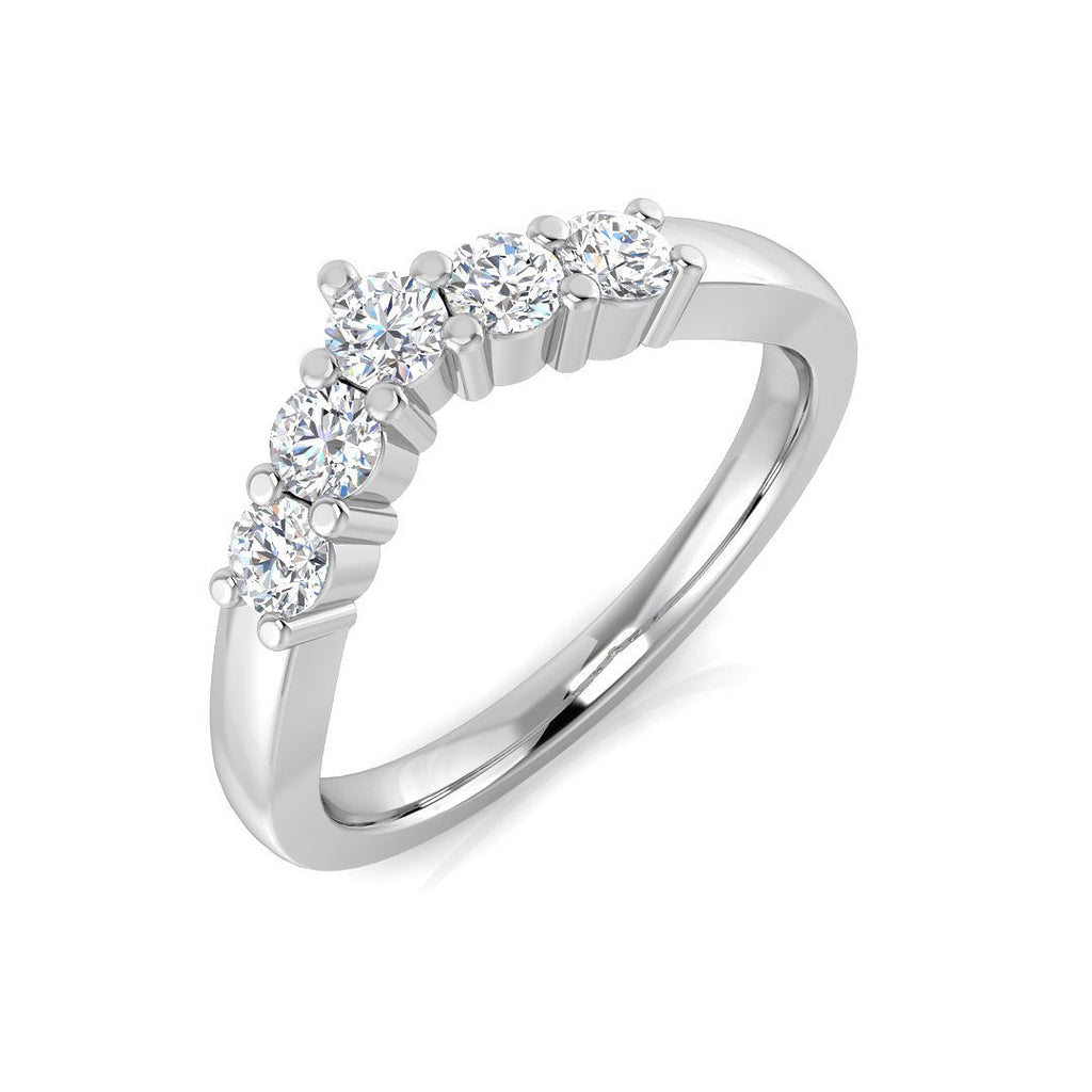 XYR11823 — Ring - 9k White Gold