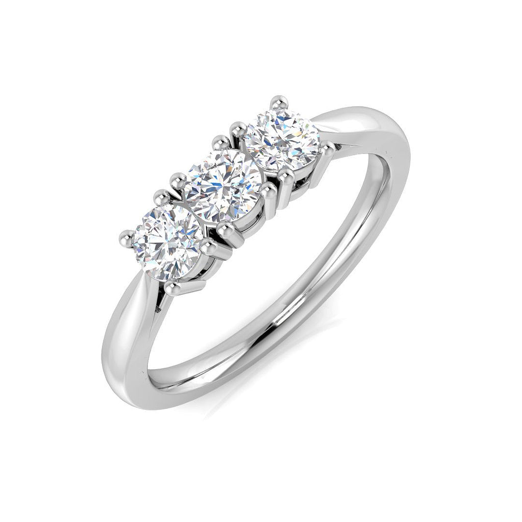 XYR11824 — Ring - 9k White Gold
