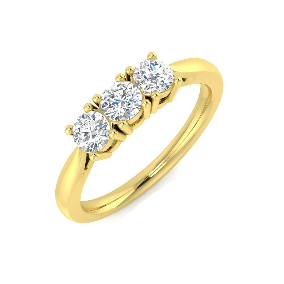 XYR11824 — Ring - 9k Yellow Gold