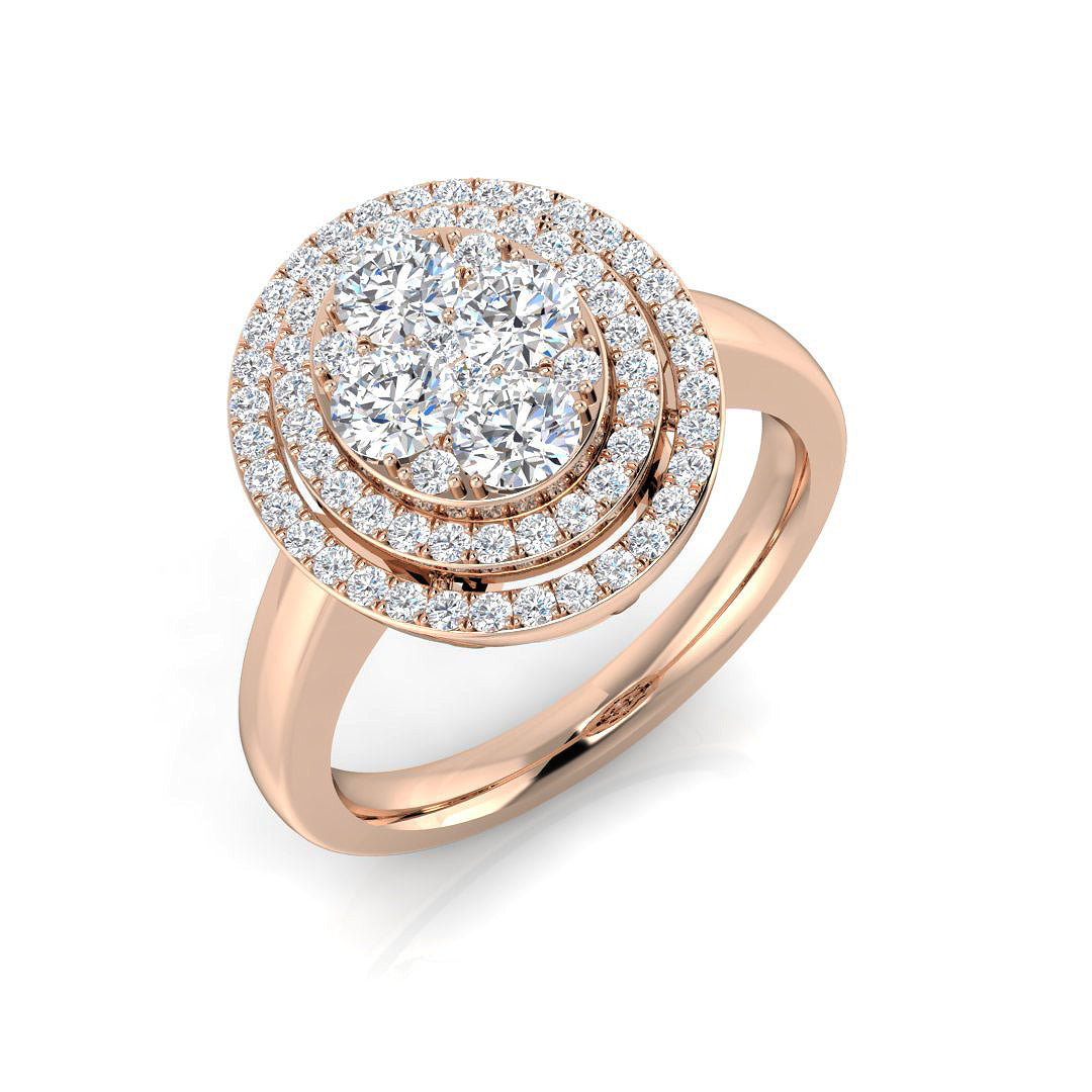 XYR11871 — Ring - 9k Rose Gold