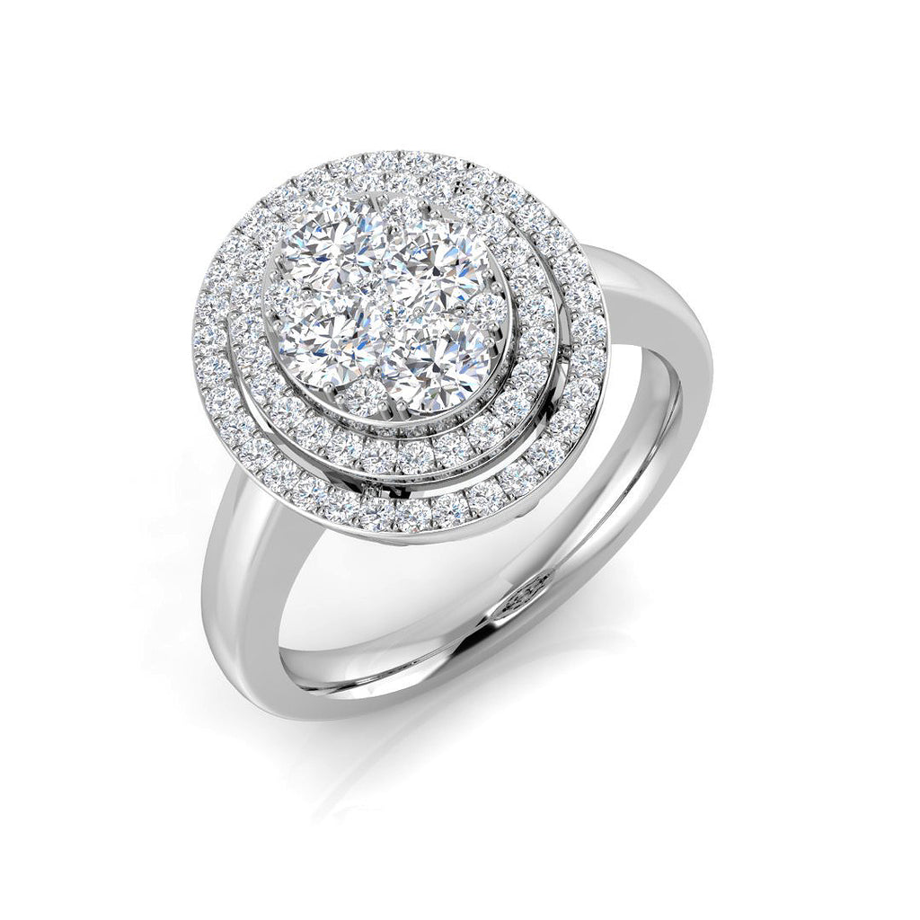 XYR11871 — Ring - 9k White Gold