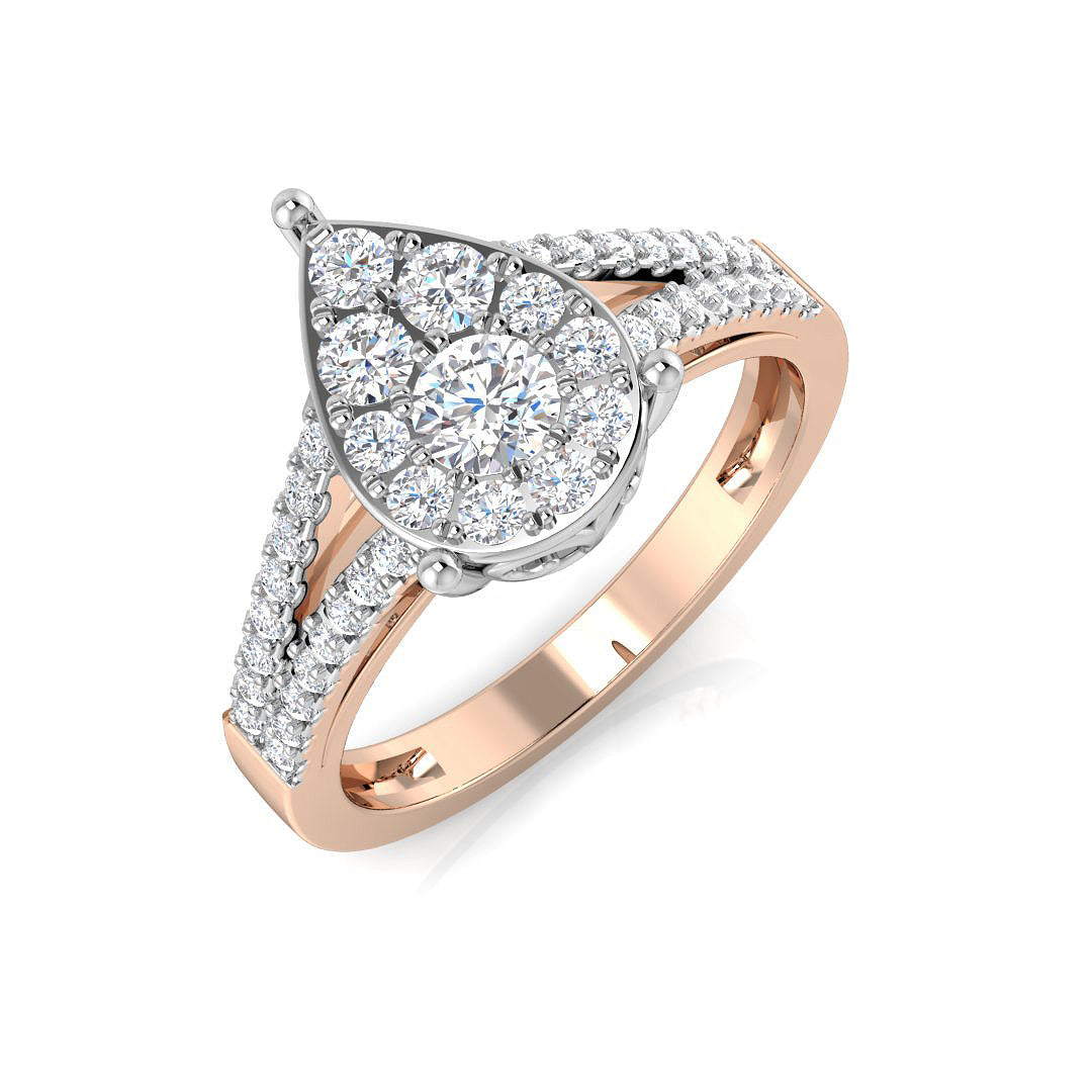 XYR11921 — Ring - 9k Rose Gold