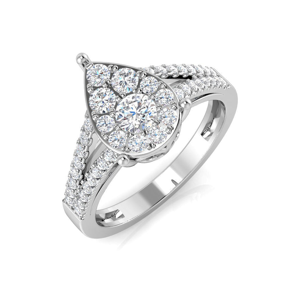 XYR11921 — Ring - 9k White Gold