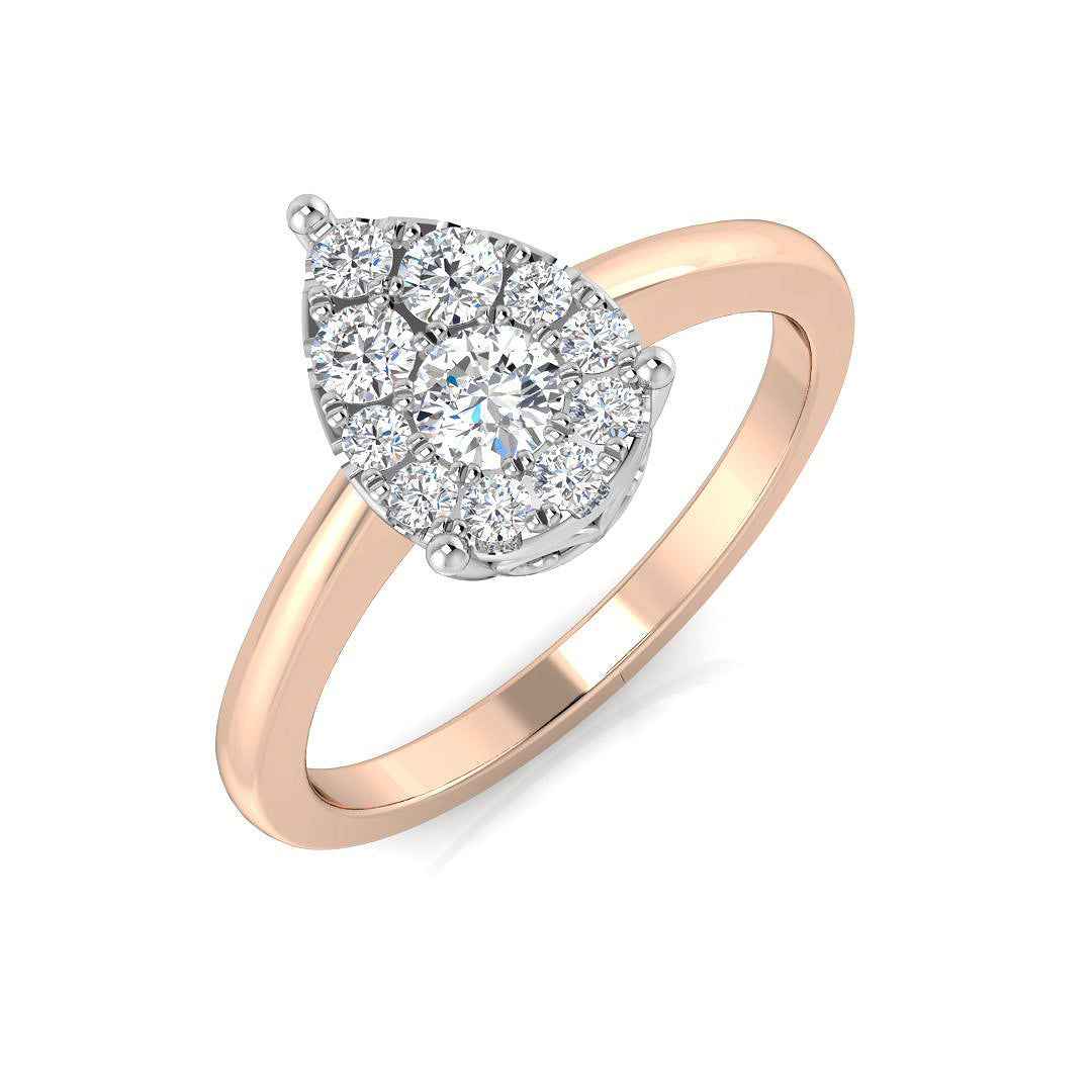 XYR11922 — Ring - 9k Rose Gold