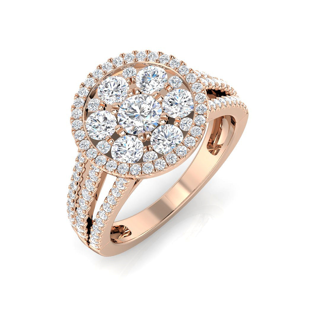 XYR12032 — Ring - 9k Rose Gold