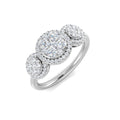 XYR12092 — Ring - 9k White Gold