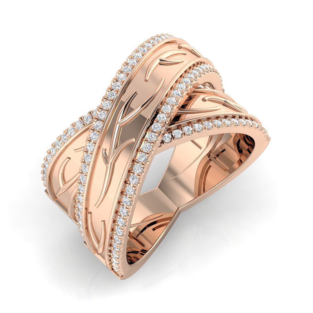 XYR12242 — Ring - 9k Rose Gold