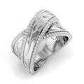XYR12242 — Ring - 9k White Gold