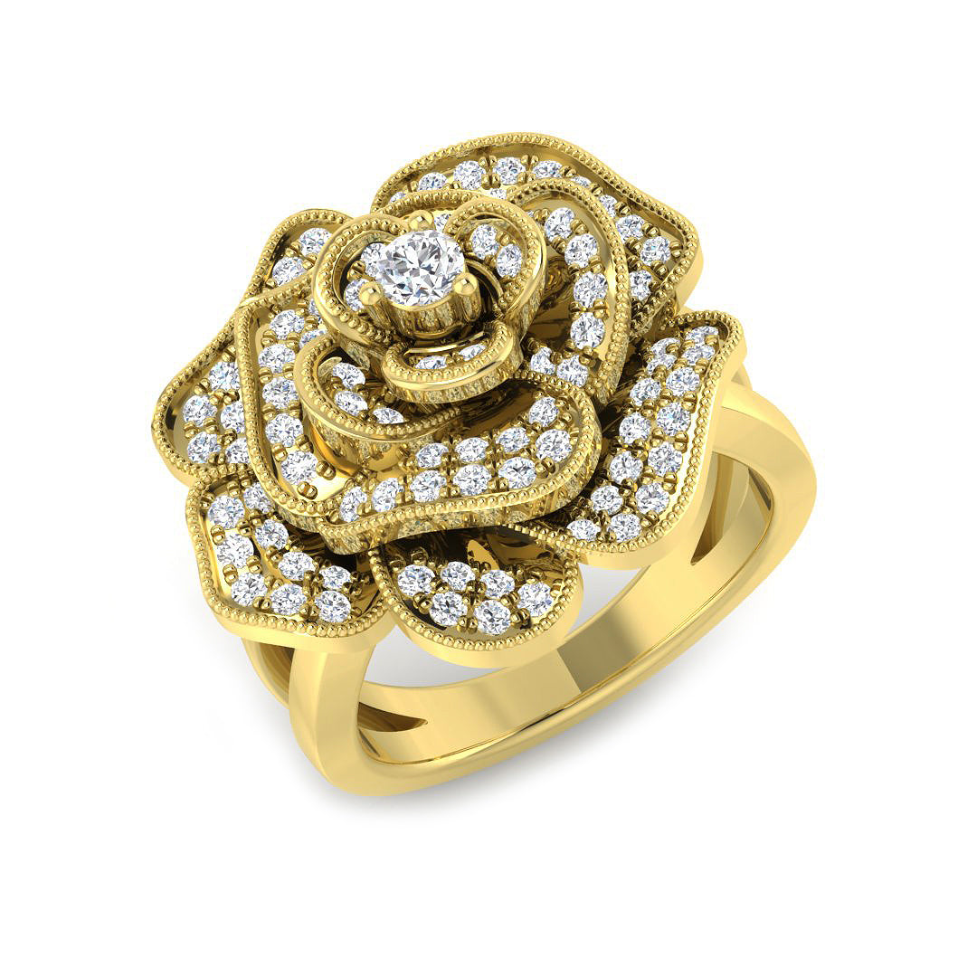 XYR12252A — Ring - 9k Yellow Gold