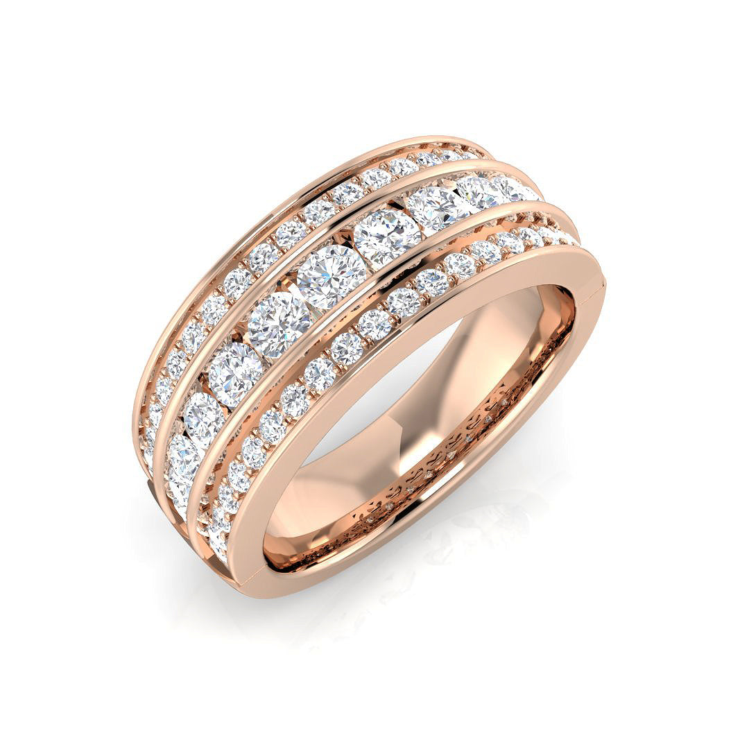 XYR12413A — Ring - 9k Rose Gold