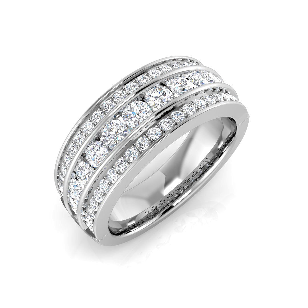 XYR12413A — Ring - 9k White Gold