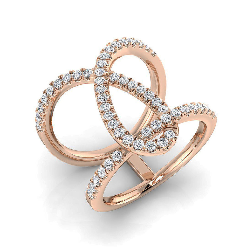 XYR12510 — Ring - 9k Rose Gold