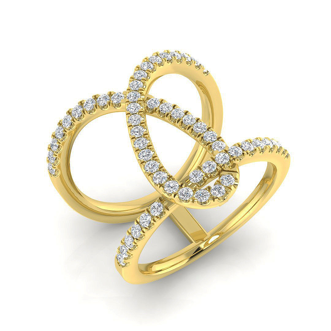 XYR12510 — Ring - 9k Yellow Gold